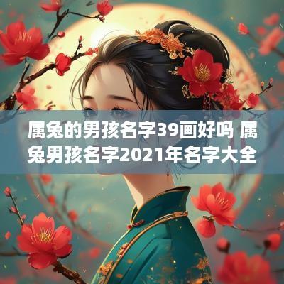 属兔的男孩名字39画好吗 属兔男孩名字2025年名字大全