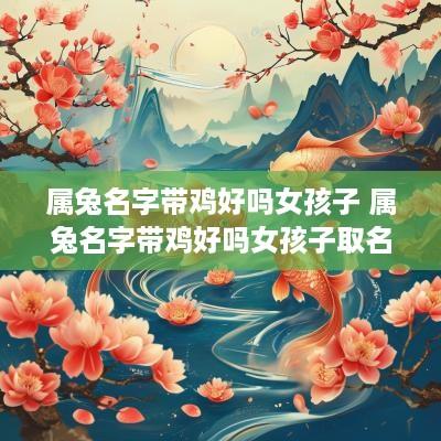 属兔名字带鸡好吗女孩子 属兔名字带鸡好吗女孩子取名