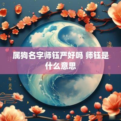 属狗名字师钰严好吗 师钰是什么意思