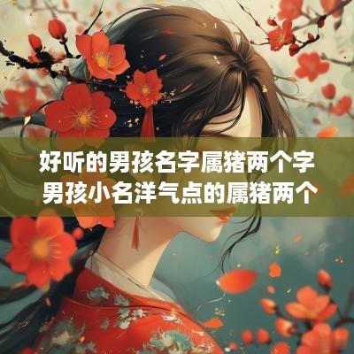 好听的男孩名字属猪两个字 男孩小名洋气点的属猪两个字一样