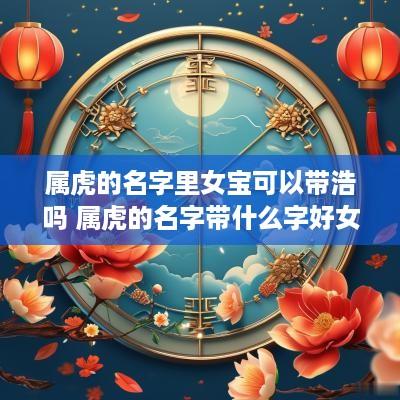 属虎的名字里女宝可以带浩吗 属虎的名字带什么字好女孩