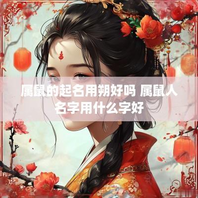 属鼠的起名用朔好吗 属鼠人名字用什么字好