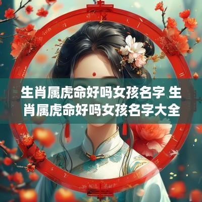生肖属虎命好吗女孩名字 生肖属虎命好吗女孩名字大全