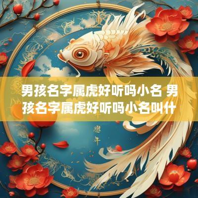 男孩名字属虎好听吗小名 男孩名字属虎好听吗小名叫什么