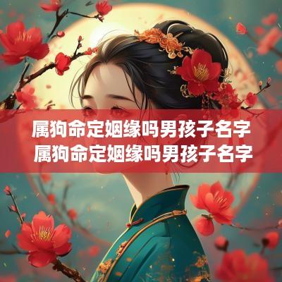 属狗命定姻缘吗男孩子名字 属狗命定姻缘吗男孩子名字叫什么
