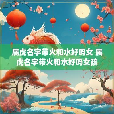 属虎名字带火和水好吗女 属虎名字带火和水好吗女孩