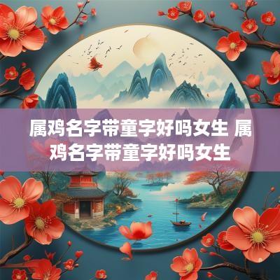 属鸡名字带童字好吗女生 属鸡名字带童字好吗女生