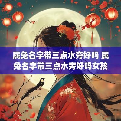 属兔名字带三点水旁好吗 属兔名字带三点水旁好吗女孩
