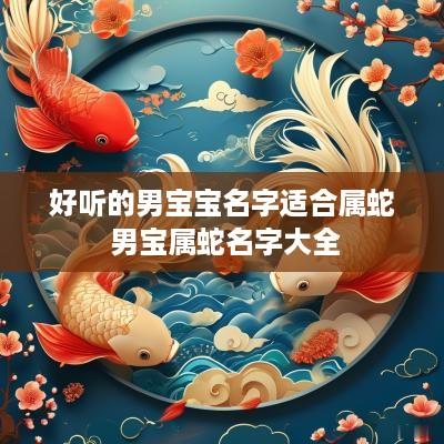 好听的男宝宝名字适合属蛇 男宝属蛇名字大全