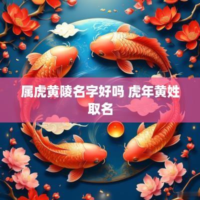 属虎黄陵名字好吗 蛇年黄姓取名