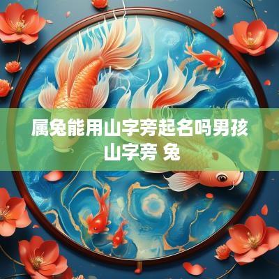 属兔能用山字旁起名吗男孩 山字旁 兔