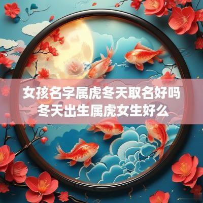 女孩名字属虎冬天取名好吗 冬天出生属虎女生好么
