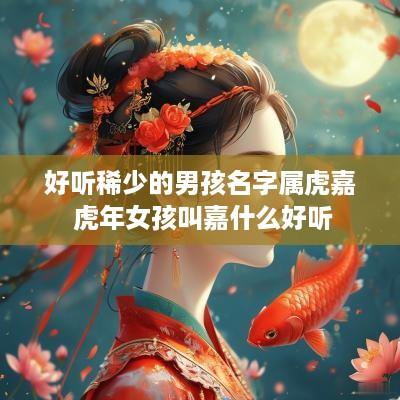 好听稀少的男孩名字属虎嘉 蛇年女孩叫嘉什么好听