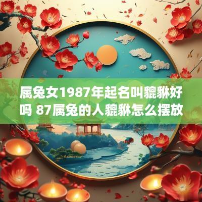 属兔女1987年起名叫貔貅好吗 87属兔的人貔貅怎么摆放
