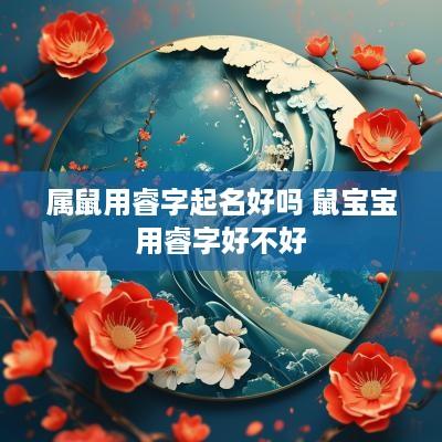 属鼠用睿字起名好吗 鼠宝宝用睿字好不好