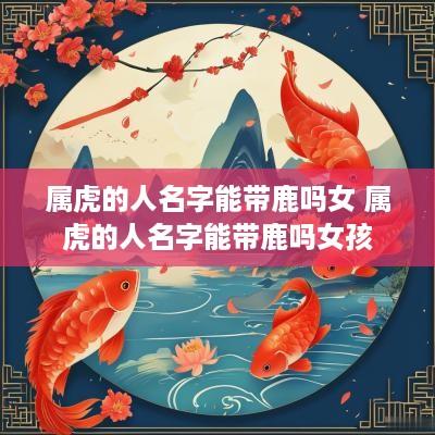 属虎的人名字能带鹿吗女 属虎的人名字能带鹿吗女孩