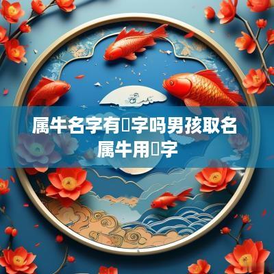 属牛名字有玥字吗男孩取名 属牛用玥字