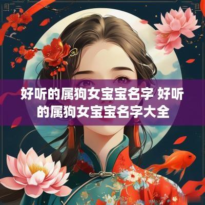 好听的属狗女宝宝名字 好听的属狗女宝宝名字大全
