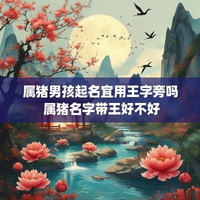 属猪男孩起名宜用王字旁吗 属猪名字带王好不好