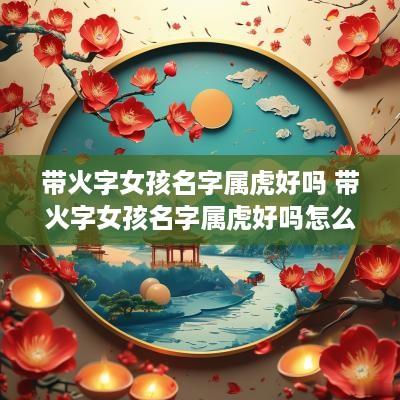 带火字女孩名字属虎好吗 带火字女孩名字属虎好吗怎么取