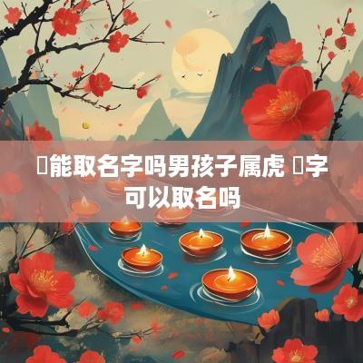 燊能取名字吗男孩子属虎 燊字可以取名吗