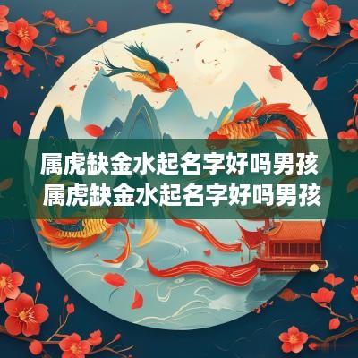 属虎缺金水起名字好吗男孩 属虎缺金水起名字好吗男孩子
