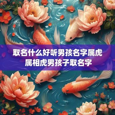 取名什么好听男孩名字属虎 属相虎男孩子取名字 取名什么好听男孩名字属虎 属相虎男孩子取名字