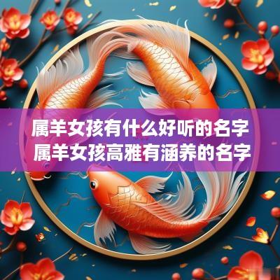 属羊女孩有什么好听的名字 属羊女孩高雅有涵养的名字 属羊女孩有什么好听的名字 属羊女孩高雅有涵养的名字