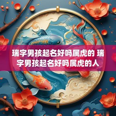 瑞字男孩起名好吗属虎的 瑞字男孩起名好吗属虎的人