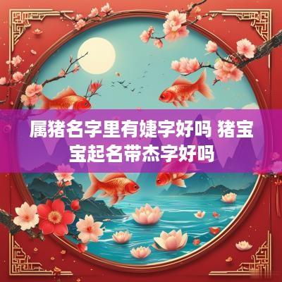 属猪名字里有婕字好吗 猪宝宝起名带杰字好吗