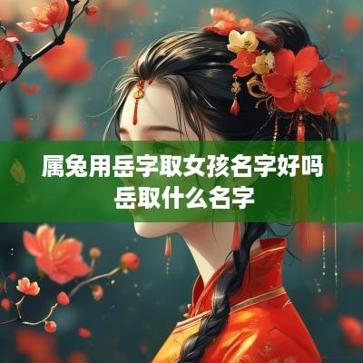 属兔用岳字取女孩名字好吗 岳取什么名字