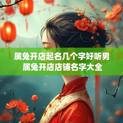 属兔开店起名几个字好听男 属兔开店店铺名字大全