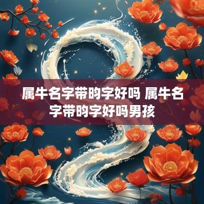 属牛名字带昀字好吗 属牛名字带昀字好吗男孩