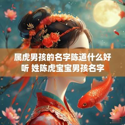属虎男孩的名字陈道什么好听 姓陈虎宝宝男孩名字