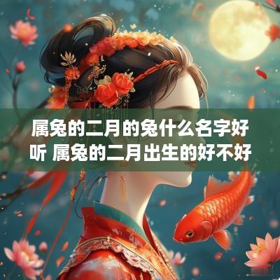 属兔的二月的兔什么名字好听 属兔的二月出生的好不好