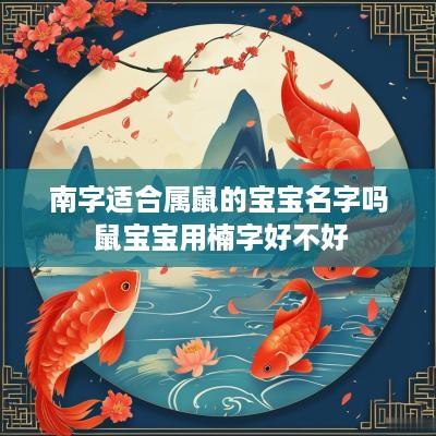 南字适合属鼠的宝宝名字吗 鼠宝宝用楠字好不好