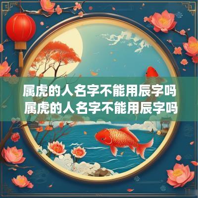 属虎的人名字不能用辰字吗 属虎的人名字不能用辰字吗