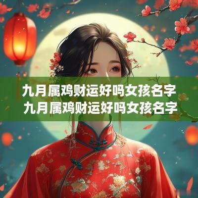 九月属鸡财运好吗女孩名字 九月属鸡财运好吗女孩名字大全