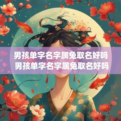 男孩单字名字属兔取名好吗 男孩单字名字属兔取名好吗