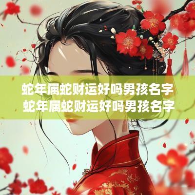 蛇年属蛇财运好吗男孩名字 蛇年属蛇财运好吗男孩名字大全