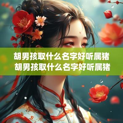 胡男孩取什么名字好听属猪 胡男孩取什么名字好听属猪的 胡男孩取什么名字好听属猪 胡男孩取什么名字好听属猪的