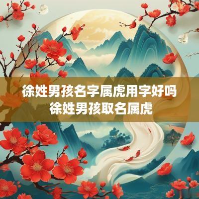 徐姓男孩名字属虎用字好吗 徐姓男孩取名属虎