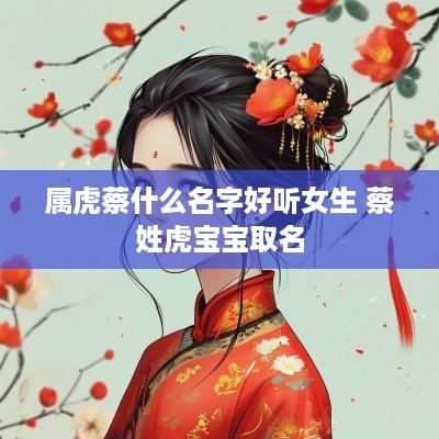属虎蔡什么名字好听女生 蔡姓虎宝宝取名