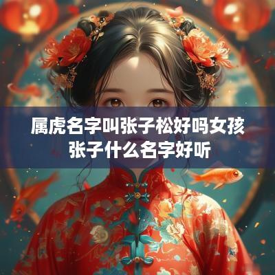 属虎名字叫张子松好吗女孩 张子什么名字好听