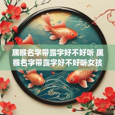 属猴名字带露字好不好听 属猴名字带露字好不好听女孩