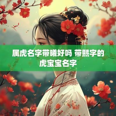属虎名字带曦好吗 带熙字的虎宝宝名字