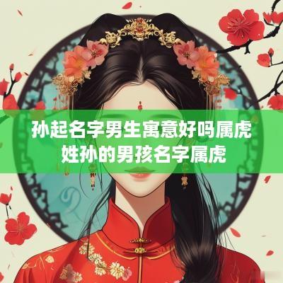 孙起名字男生寓意好吗属虎 姓孙的男孩名字属虎