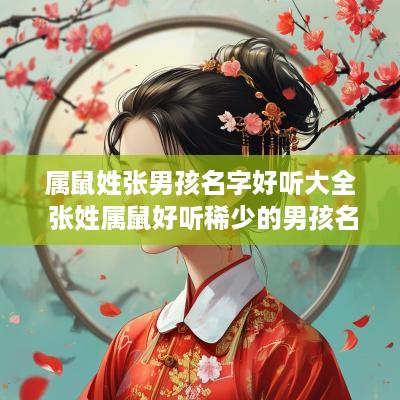 属鼠姓张男孩名字好听大全 张姓属鼠好听稀少的男孩名字