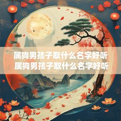 属狗男孩子取什么名字好听 属狗男孩子取什么名字好听点 属狗男孩子取什么名字好听 属狗男孩子取什么名字好听点