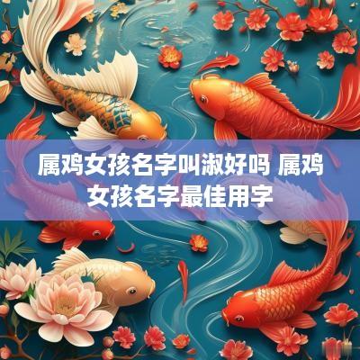 属鸡女孩名字叫淑好吗 属鸡女孩名字最佳用字